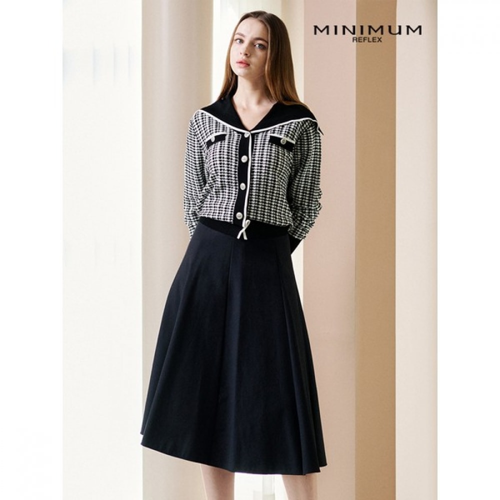 (ミニマル) チェーン Aラインスカート MXAAWS2050-BK