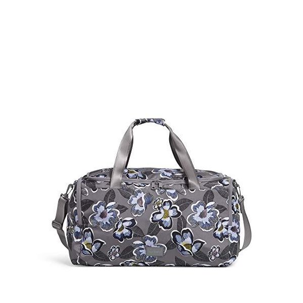 Vera Bradley Recycled Lighten Up Reactive Travel Duffle Bag， Blooms Shower 並行輸入品