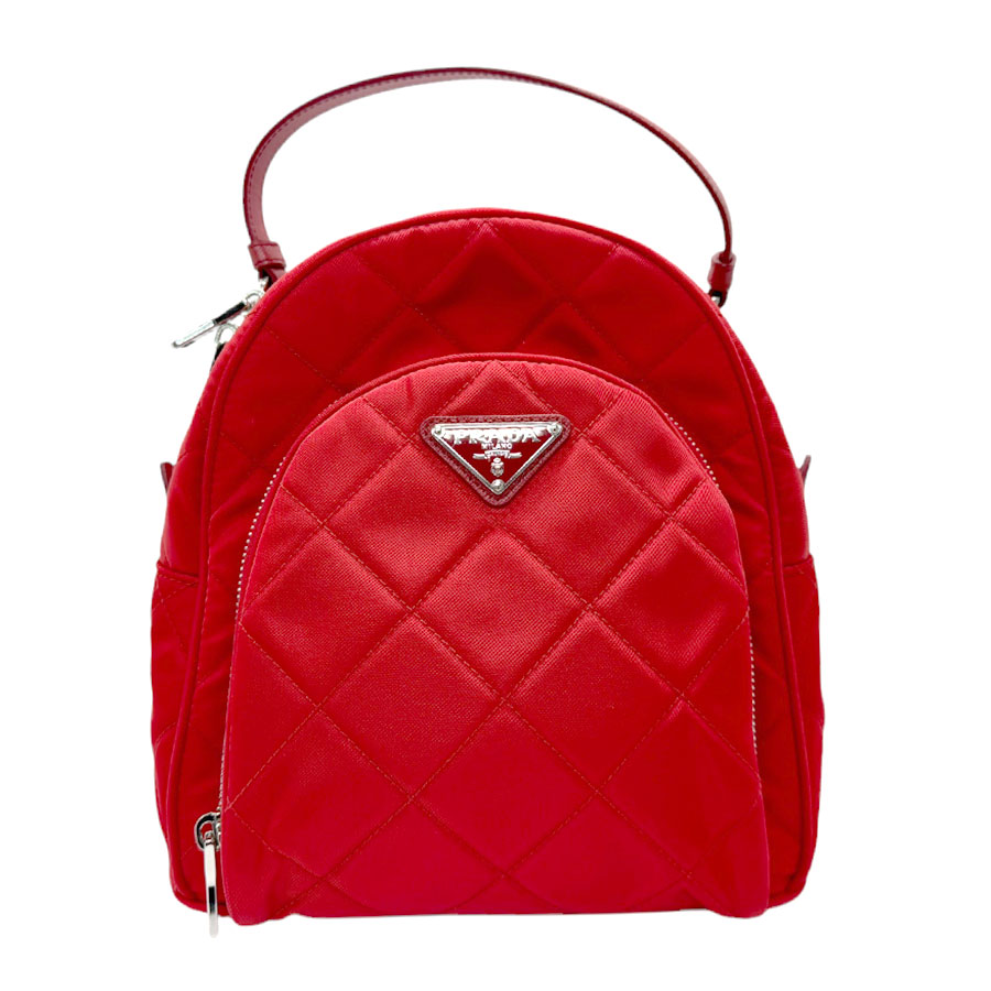 プラダ PRADA リュック ナイロン レッド レディース 1BZ066 z2777