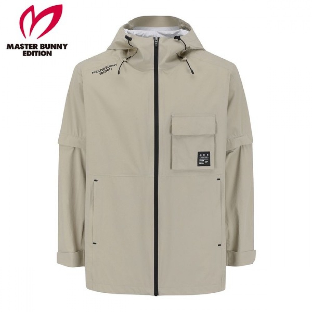 [マスターバニー] メンズデタッチャブルスリーブパッカブルレインジャンパー