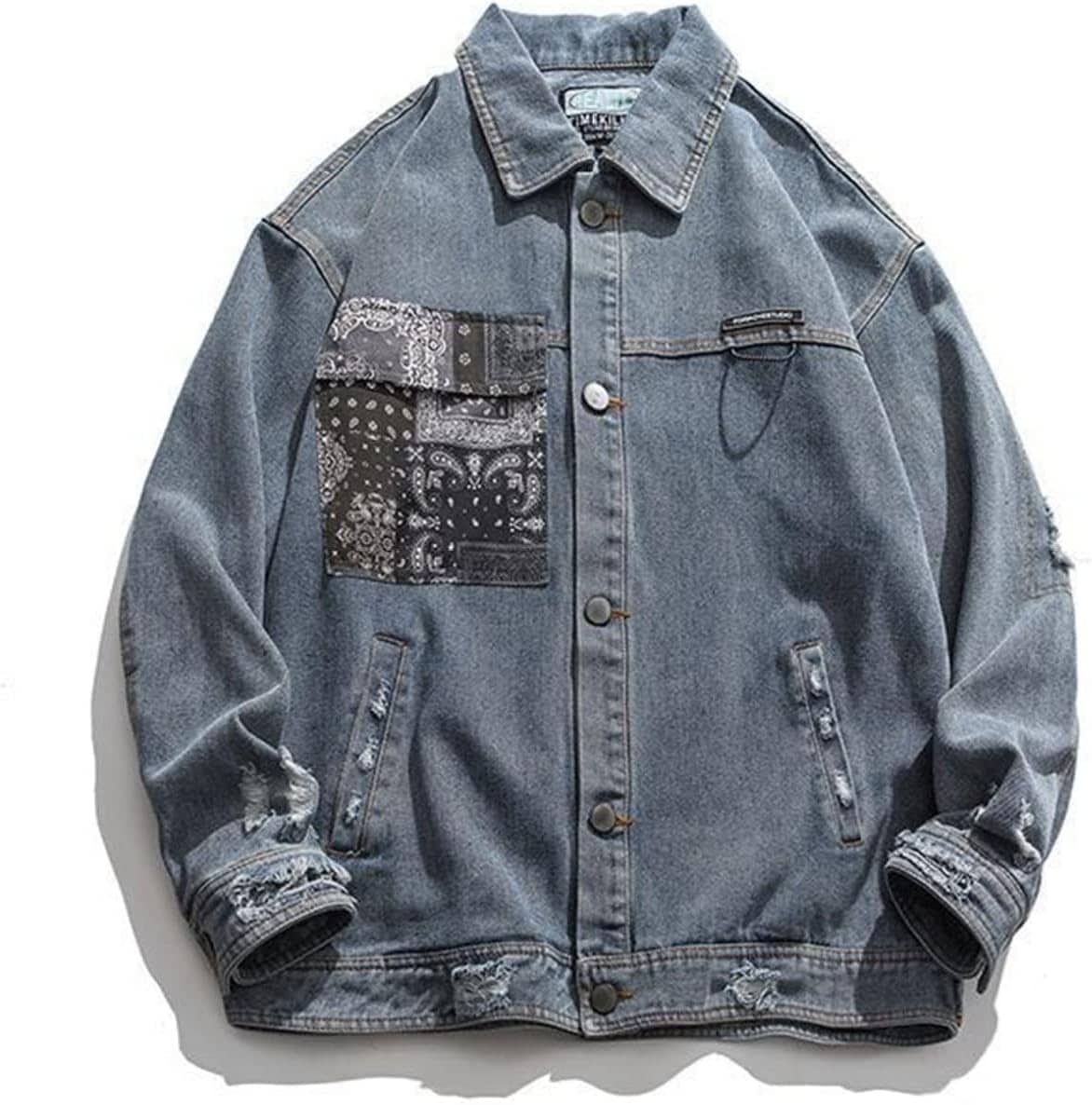 メンズジャケット Gジャン ライトアウター デニムコート 春秋 ジャンパー ファッション アウトドア ストリート プレゼント 長袖 ジージャン カジュアル おおきいサイズ 大人 男性