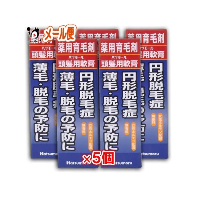 医薬部外品ハツモール 頭髪用軟膏 強力ベハールングS 25g 5個セット田村治照堂