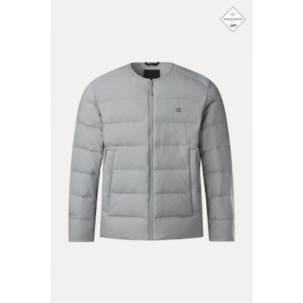 コロンスポーツ メンズ Uネック 軽量 ダウンジャケット V2JDX25611GRY