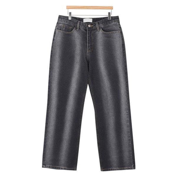 ジーンズ SHL008 1COLOR 男性 ウェーブウォッシング ワイドパンツ デニム_3 7,405円