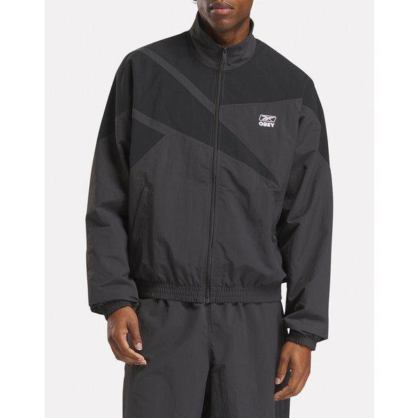 [24FW] [値下げ]X OBEY TRACK JACKET - ブラック / 100218636 REJU4FJ88BK