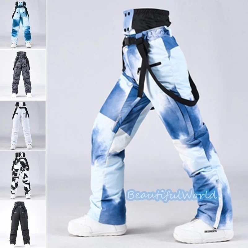 スノーボードウェアスキーパンツスノーパンツメンズレディース男女兼用スキーウェアスノボウェア撥水防風防寒保温雪遊びH59