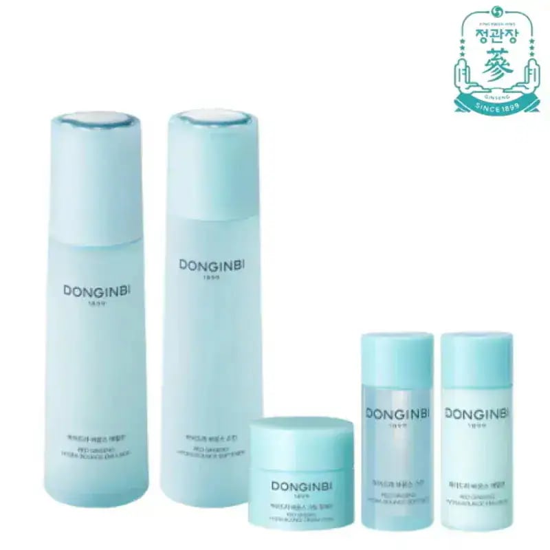 [セット] ハイドラバウンス 5点セット（スキン 150ml + 15mlエマルジョン 130ml + 15mlクリームフレッシュ 7ml） / 高麗人参・ヒアルロン酸 / 保湿 / 鎮静