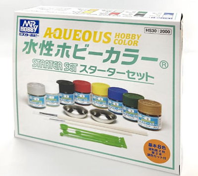 他サイト： GSIクレオス 水性ホビーカラースターターセット【HS30】 塗料 GSI HS30 ホビーカラースターターセットの商品画像