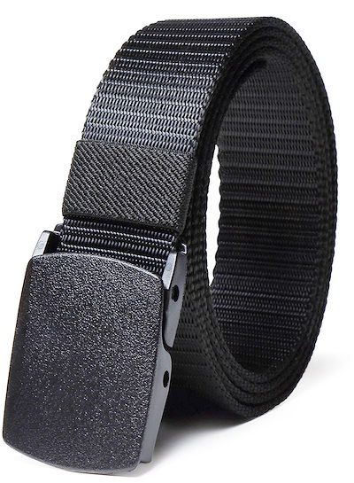 他サイト： ナイロンベルト 頑丈 無段階調整 ベルト メンズ 穴なし レディース アウトドア 丈夫 フリーサイズ ガチャベルト 作業用 サバゲー 作業服 カジュアル 制服 買いまわり スタビリストの商品画像