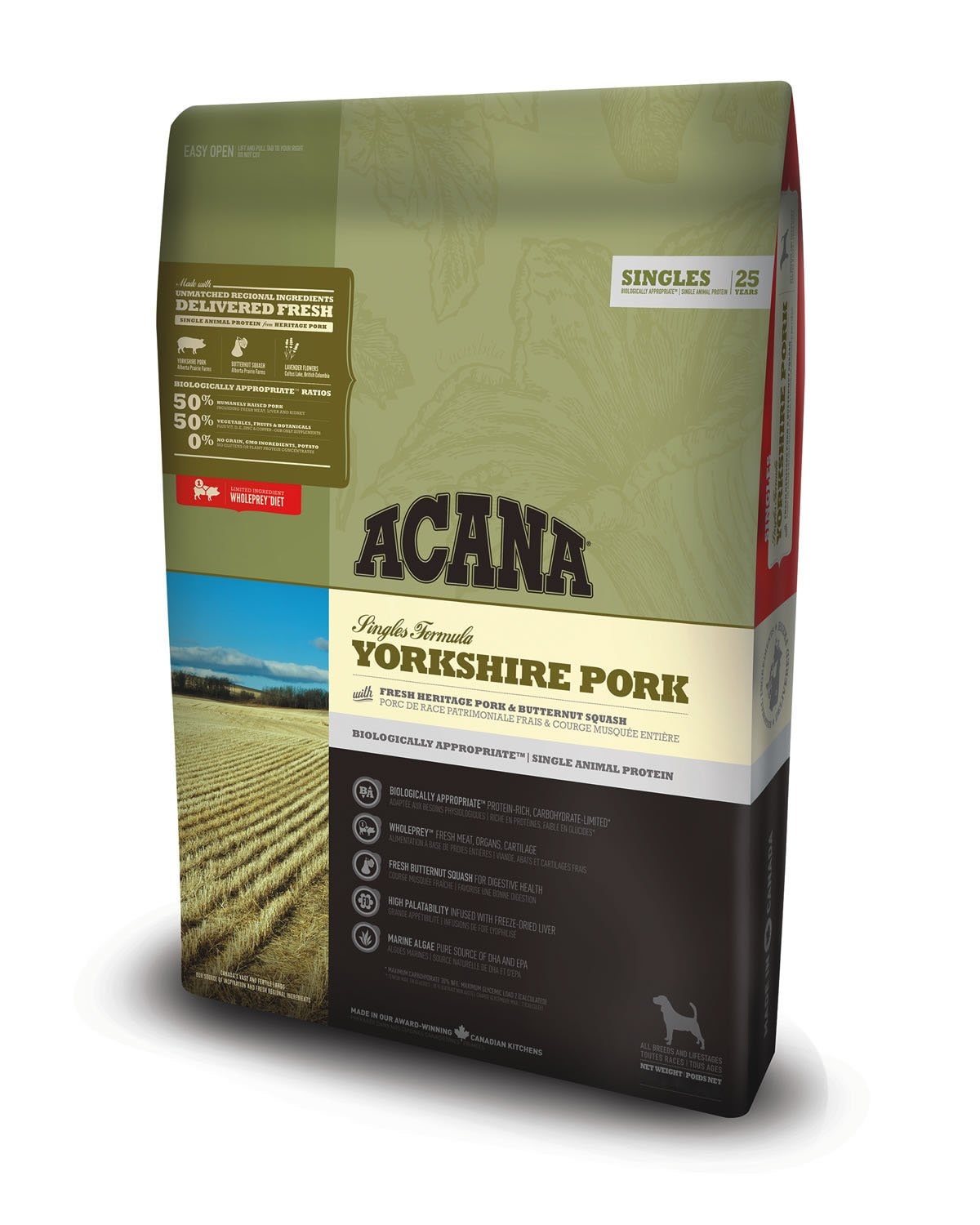 ACANA (アカナ) ドッグフード ヨークシャーポーク [国内正規品] 6kg (x1) 13,276円