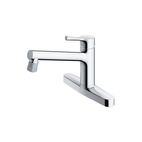 TKS05313J GGシリーズ キッチン水栓金具/台付シングル混合水栓（エコシングル吐水切替共用）