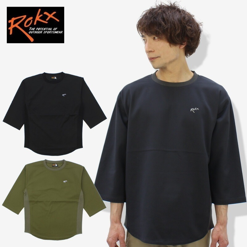 ロックス LIGHT TREK PO TEE ライトトレックプルオーバーティー トップス メンズ 男性用