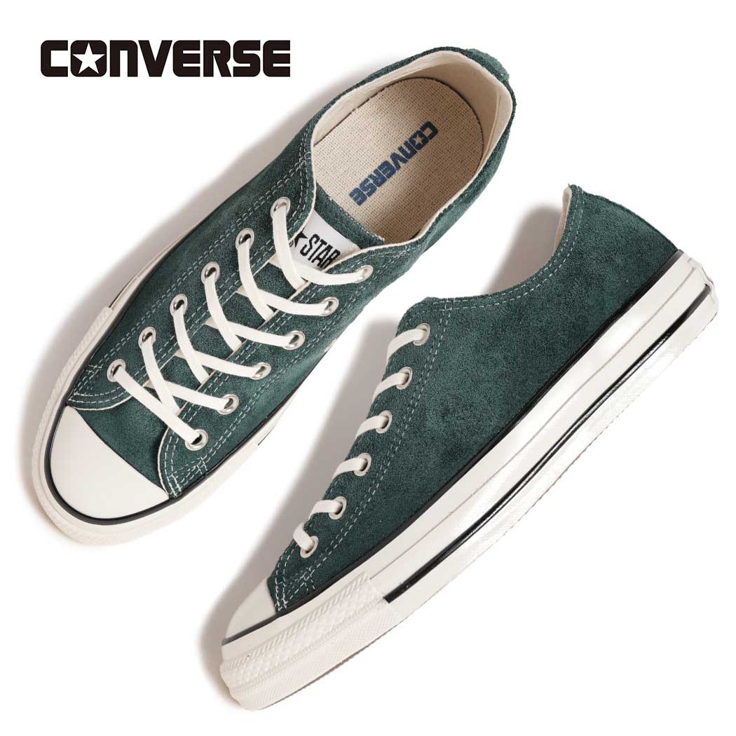 CONVERSE コンバース オールスター エイジド スニーカー ALL STAR AGED WS OX IVY GREEN ( ローテク 緑 スエード メンズ レディース 31318050 )