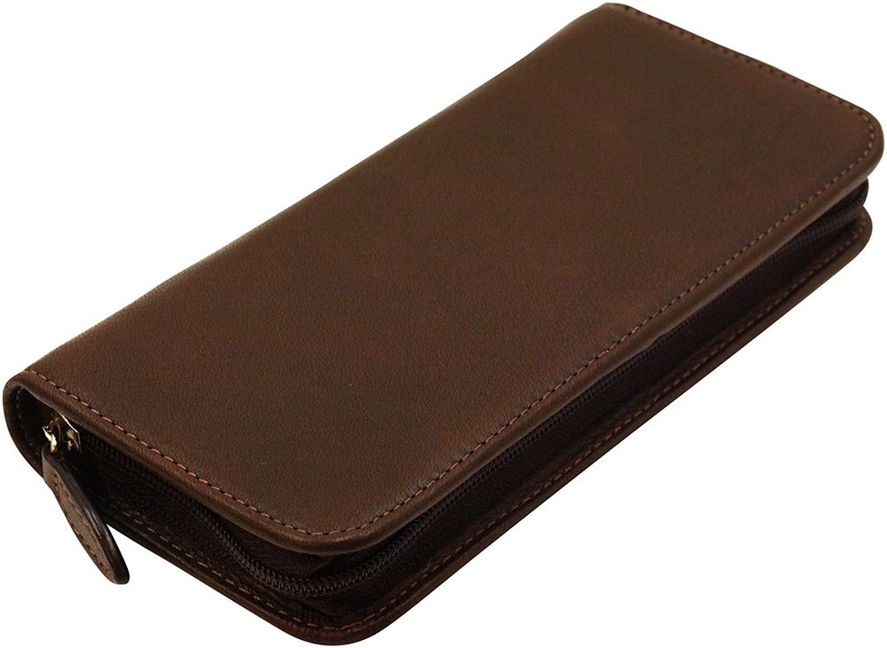 ペンサンブル ファスナーペンケース ダークブラウン PSPC-01-DBN