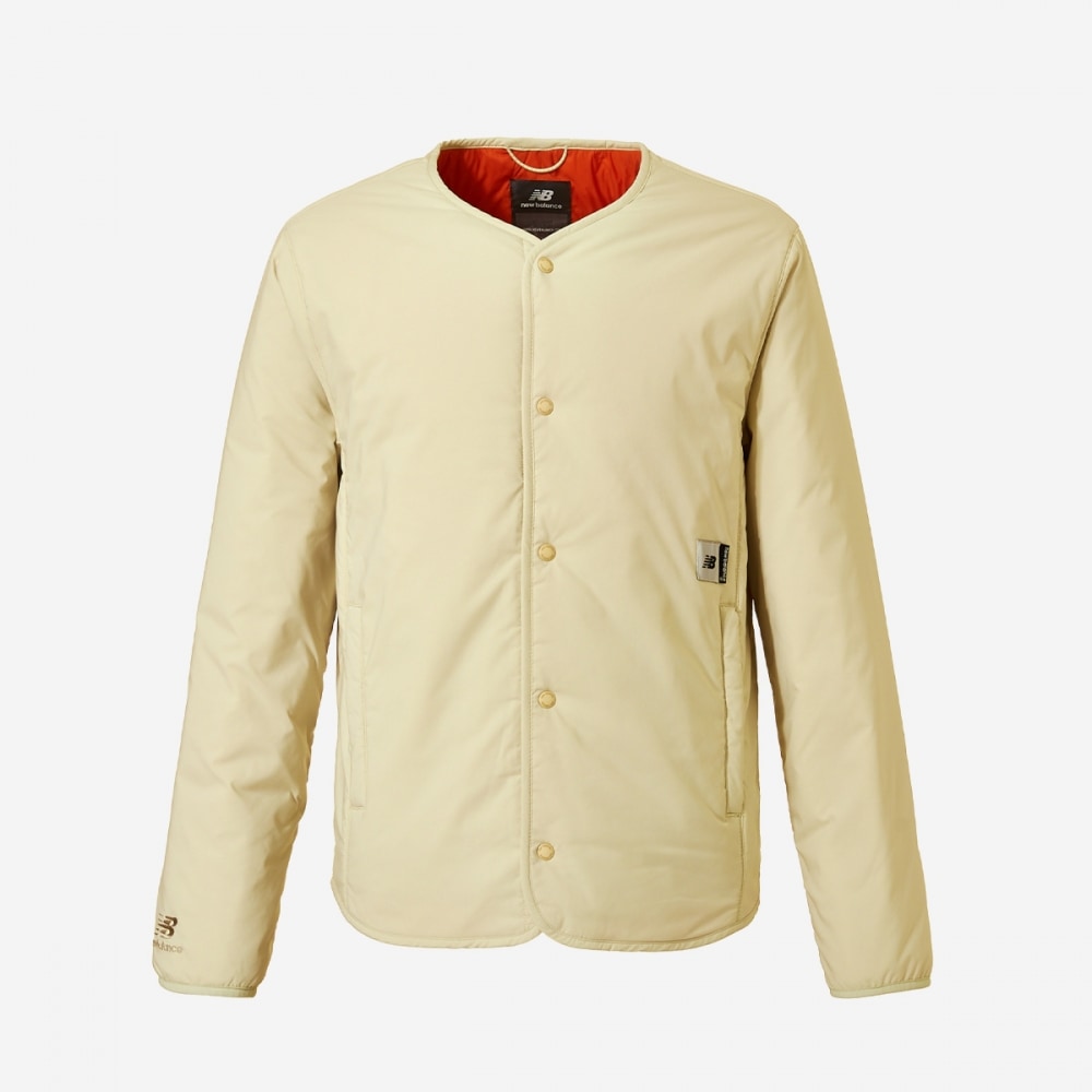 ニューバランスユニ 24/7 ライトパッド入りジップアップ NBNQDB1903-(35) ベージュ