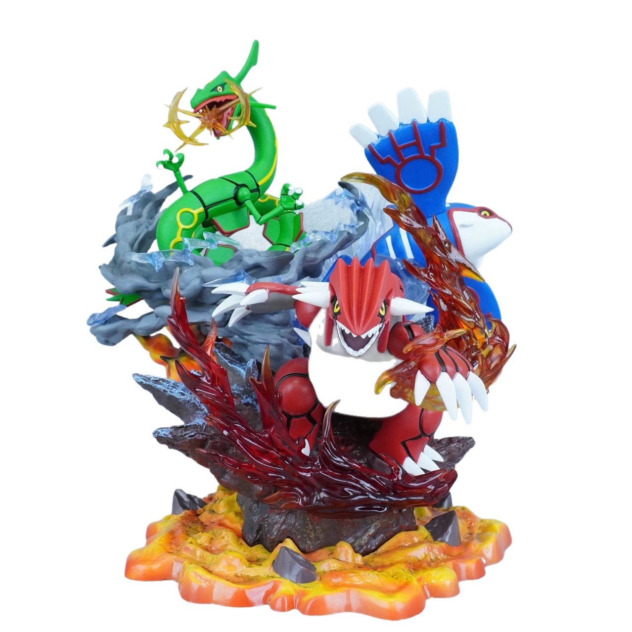ペット・エルフ・フェンギュアン3つの神様子スライススライスフィギュア装飾ポケモンguladogaokaアニメーションハンド