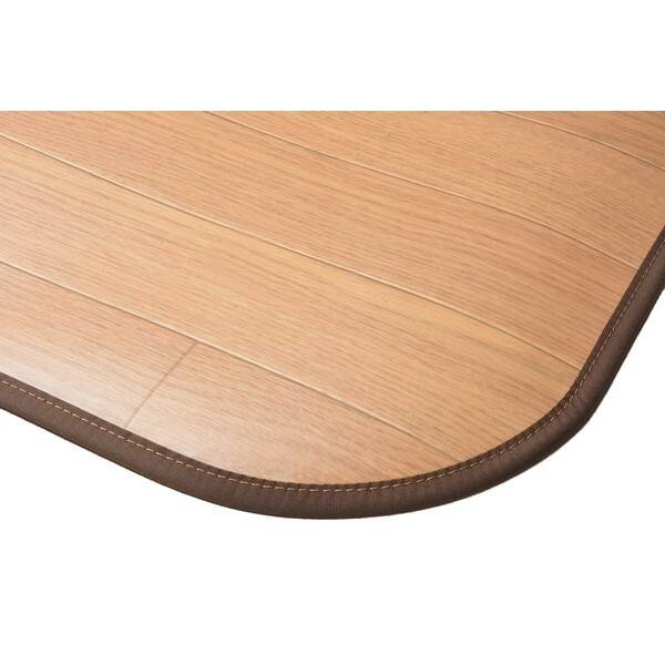 350114683 消臭加工付き 木目調フリーマット 90×240 ライトベージュ メーカー直送