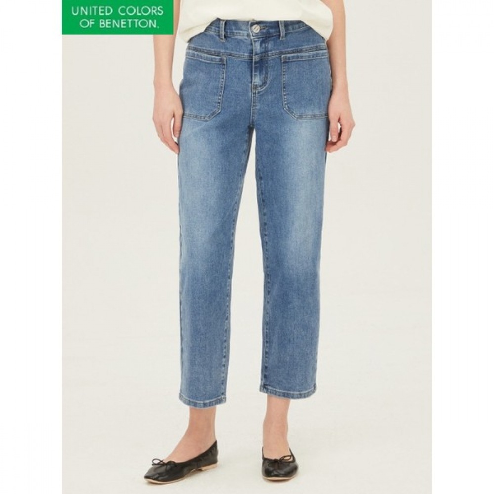 [ベネトン] ポケットバギーデニムパンツ_BADPA3511