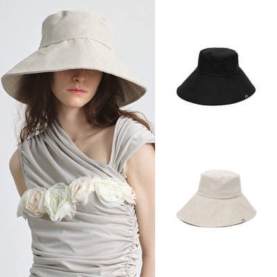 UNDERCONTROL正規品 WIDE BUCKET / BIG EYE LINEN 2COLORバケットハット