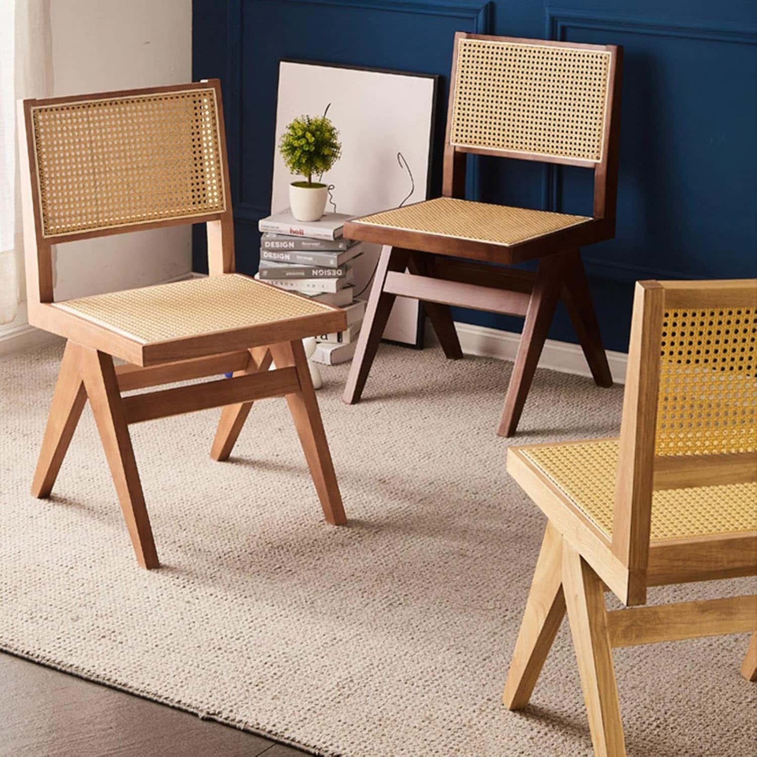 ラタンチェア フォールディングチェア 天然木 折りたたみ椅子 木製 省スペース 軽量 食卓椅子 リビングチェア ナチュラル 木目 屋内 屋外 8,985円