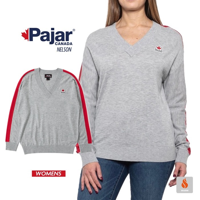 【SHOPクーポンあり】レディース チュニック Vネック セーター アウトドア ニット