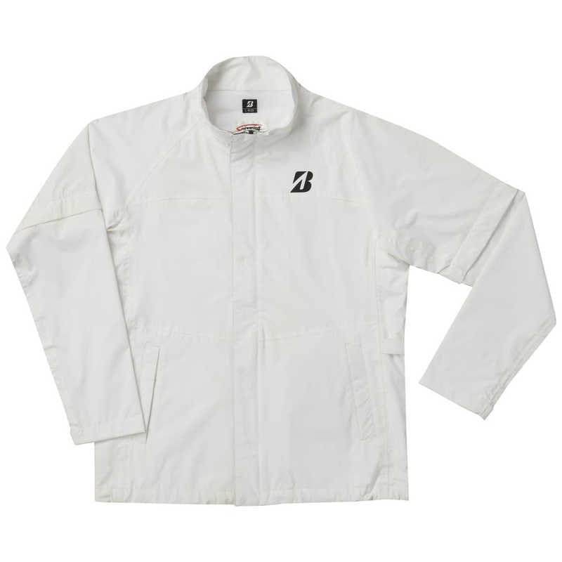 ブリヂストン　レインウェア メンズ 水神 レインブルゾン [Mサイズ/ホワイト]　84G01