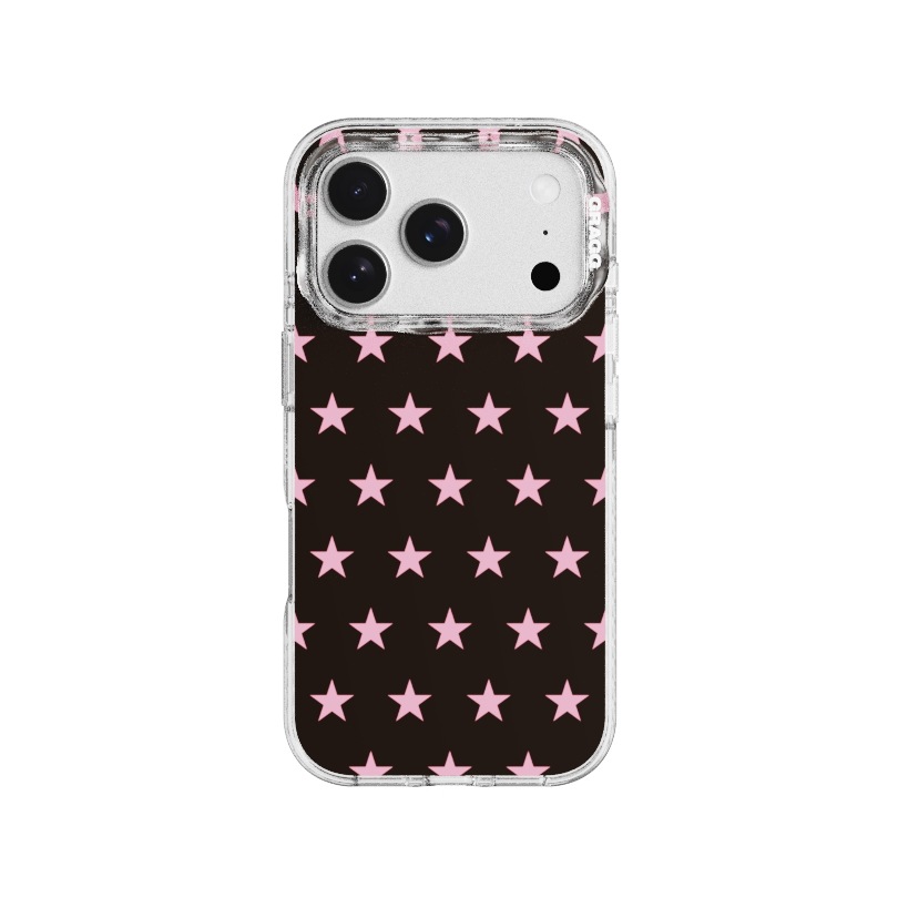 【GRAGG】 MAGSAFE LAYERS FRAME CASE CLEAR - COMPACT PINK STAR 正規品