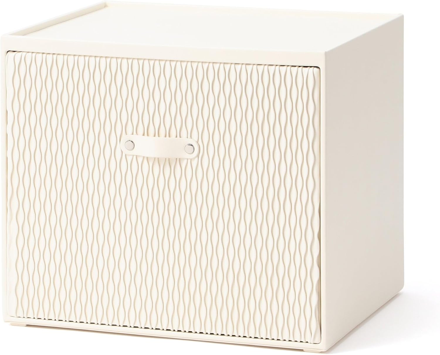 フランフラン ウェーブ スタッキングドロワー L アイボリー 収納ボックス 引き出しタイプ