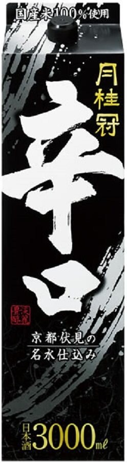 清酒 普通酒 月桂冠 辛口パック 3L 2ケース単位8本入 京都府 月桂冠