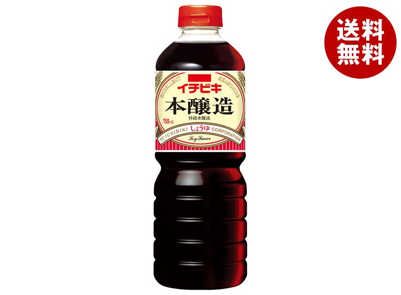 イチビキ 本醸造しょうゆ 750mlPET＊15本入＊(2ケース)