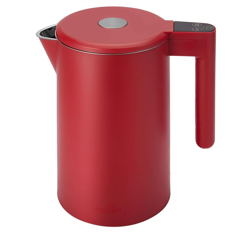 【即納】JOYHILL 電気ケトル 6階段温度調節 12時間の保温機能 デジタルディスプレイ おしゃれ 1.7L 自動電源OFF 空焚き防止 二重構造 火傷防止 STRIX温度コントローラー 1000