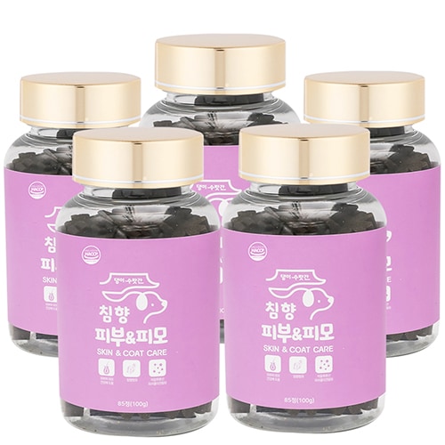 皮膚毛並みモコモコ 100g 5個 ワンちゃん ペットサプリメント