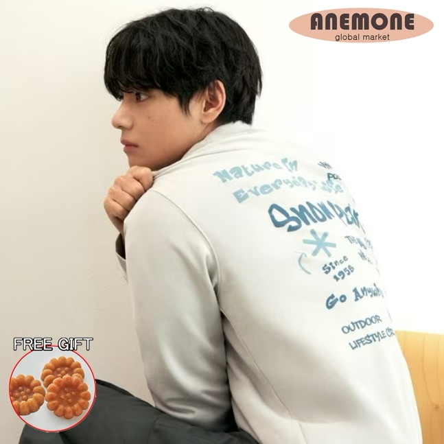[BTS V コーデ] BTS テテ, ドゥードゥル グラフィック マンツーマン S26SMFHT52
