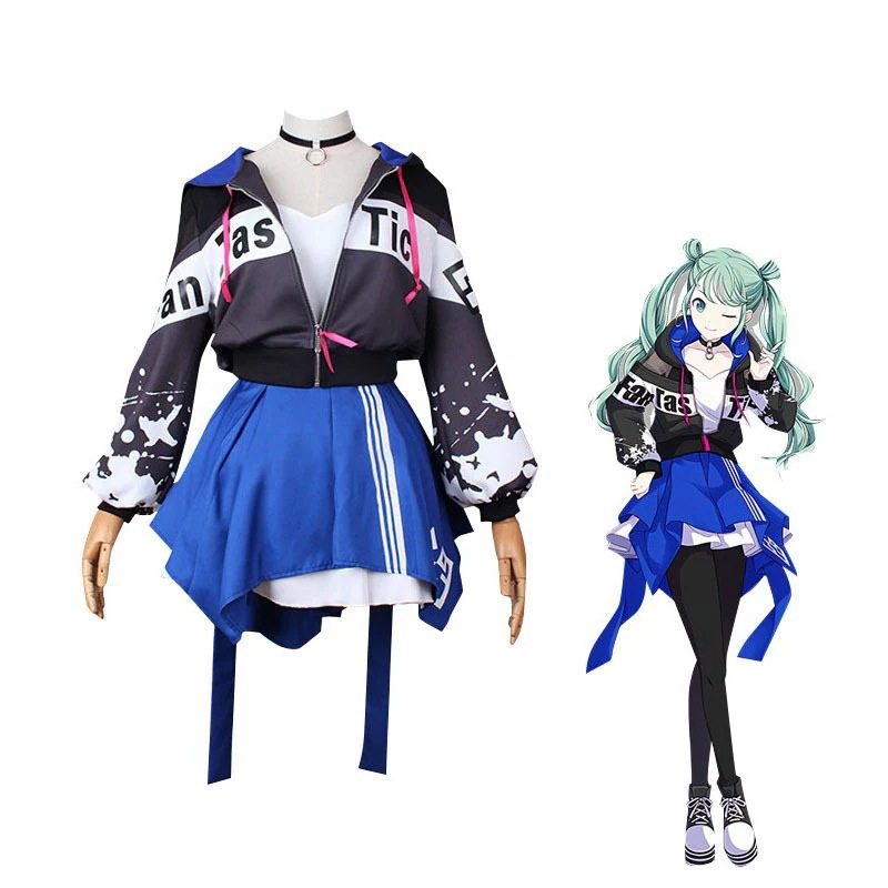 コスプレ ハロウィン 初音ミク コスチューム ワールドプロジェクトカラーステージコス 歌姫プロジェクト アニメ の商品写真