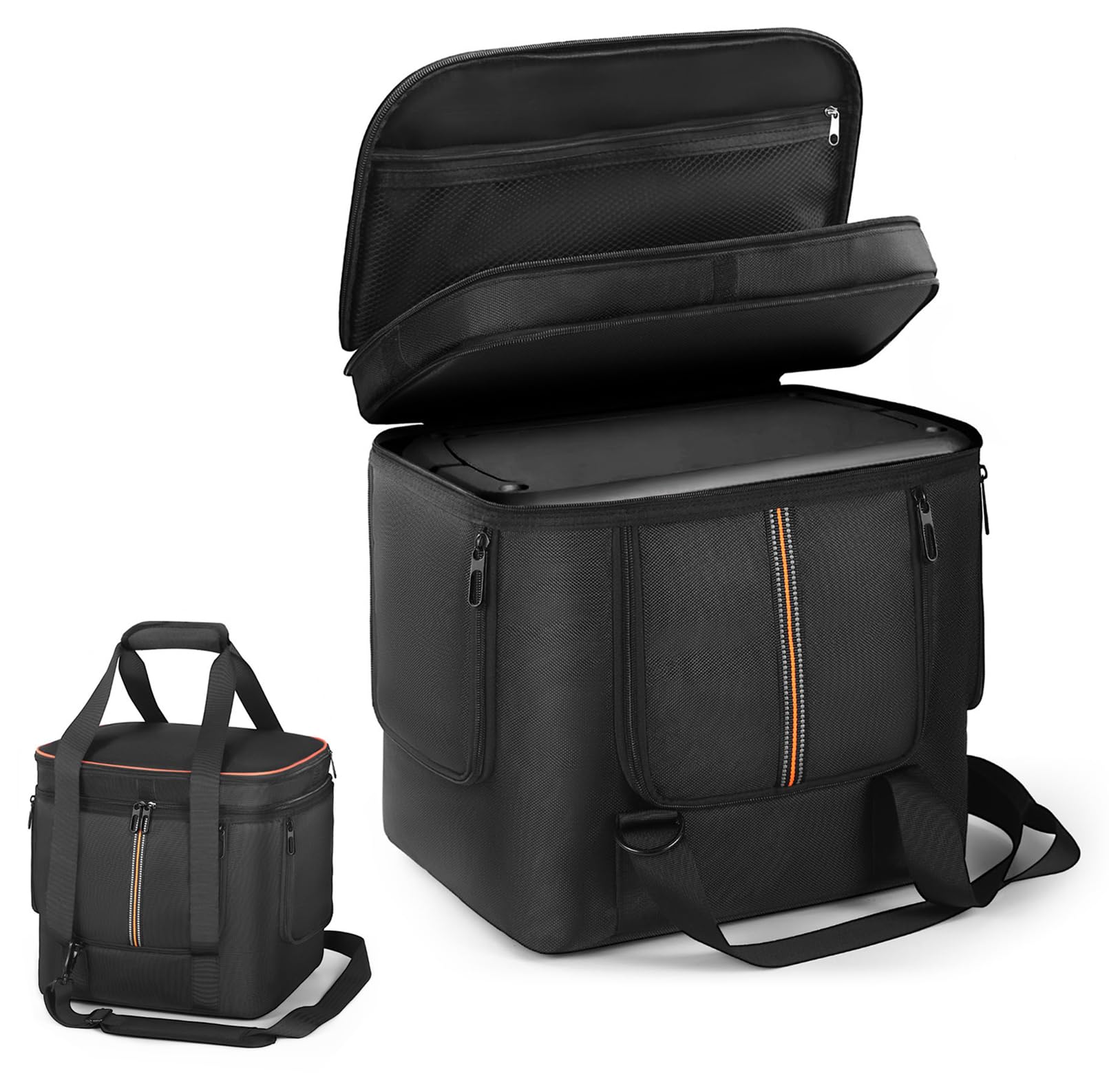 SHEAWA for Jackery ポータブル電源 2000 ケース 収納ケース バッグ 耐衝撃 頑丈 ナイロン ケーブルや小物類も収納可能 互換品 アクセサリー