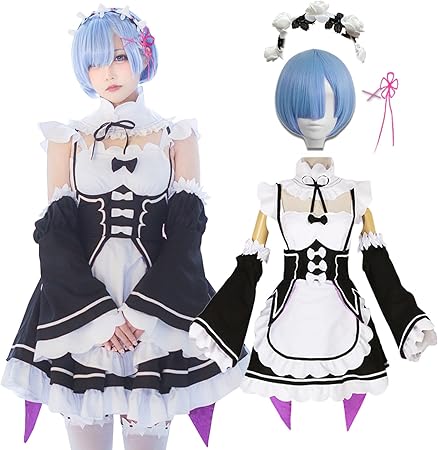 [milky time] ウィッグ付き Re:ゼロから始める異世界生活 リゼロ メイド服 レ 7,697円