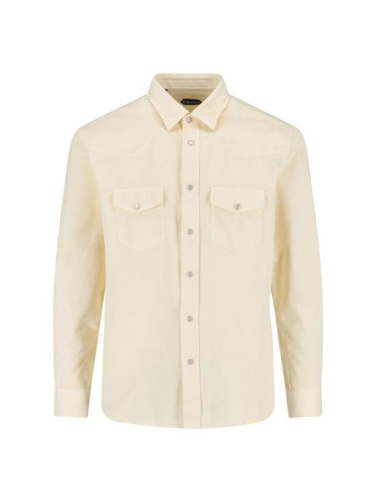 TOMFORD Men Shirts HDS001 FMC304YCJ White