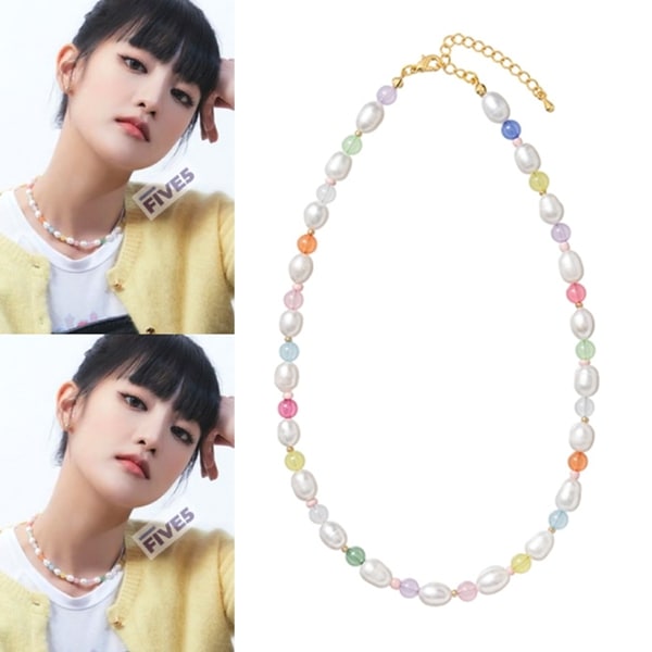 【(G)I-DLE着用】PEARL AND BEADS NECKLACE AN421009