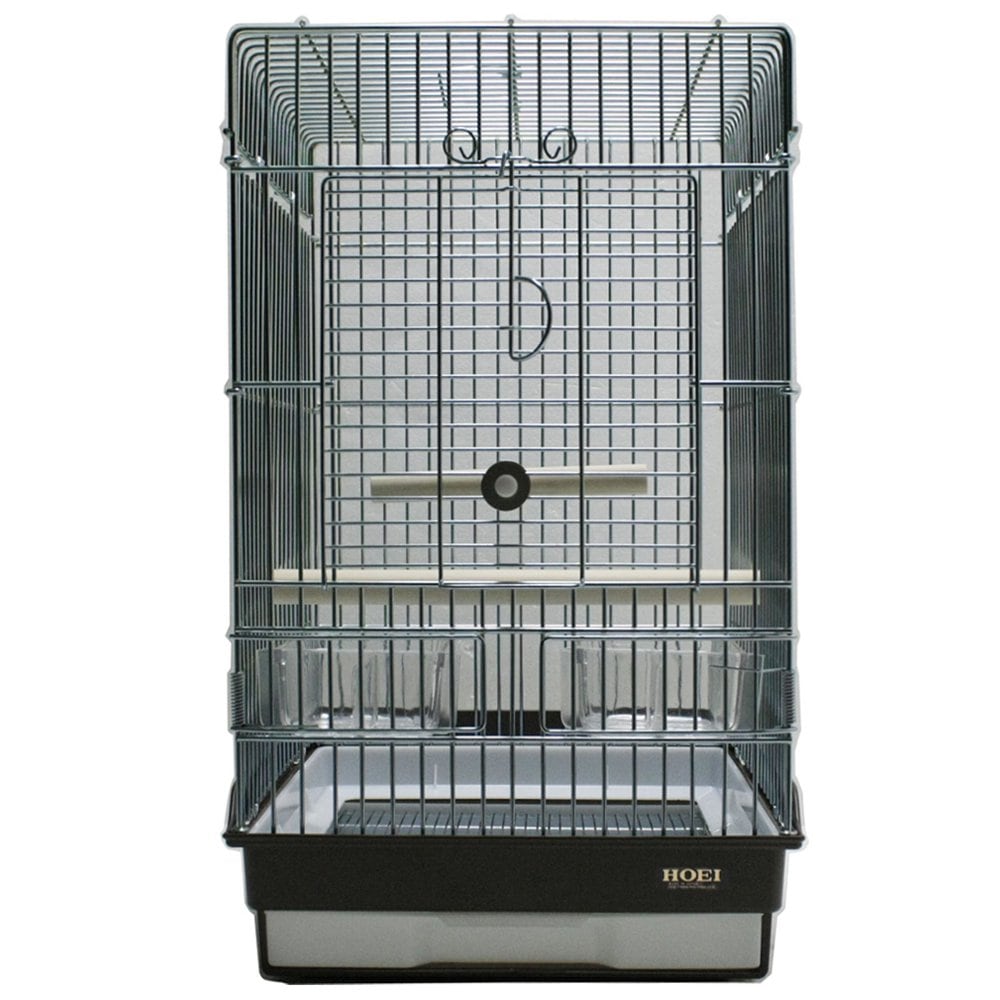 鳥かご　ＨＯＥＩ　３５オウム　ブラウン　（３７X４１．５X６０ｃｍ）　ヨウム　大型インコ　オウム　ＣＲＣ55―15―10―15―00