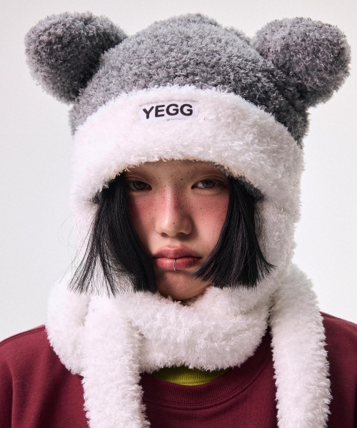 【YEGG】 Duo Muffler Hat Gray マフラー 正規品