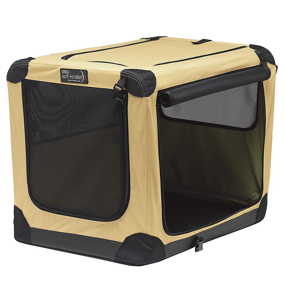 ソフクレート　ｎ２　Ｍ　ベージュ　アウトドア　防災　折りたたみ　ソフトタイプ　ペットキャリー　ＣＲＣ40―67―15―05―00