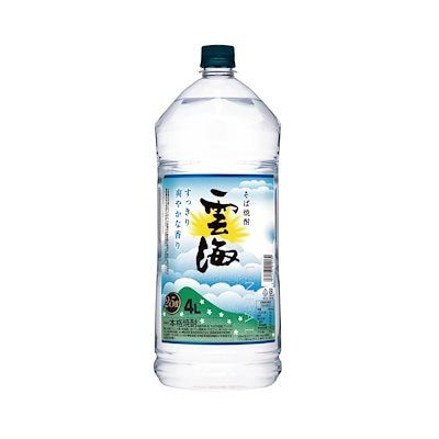 他サイト： 雲海酒造 そば雲海 25度 ペット 4Lの商品画像