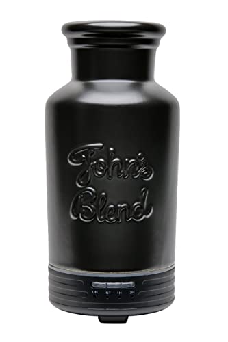 John’s Blend(ジョンズブレンド) アロマディフューザー 超音波式 セラミック アロマディフューザー ブラック 100ml OA-JON-74-1