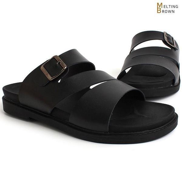 ビッグサイズスリッパ 牛革 メンズ オフィスサンダル E02