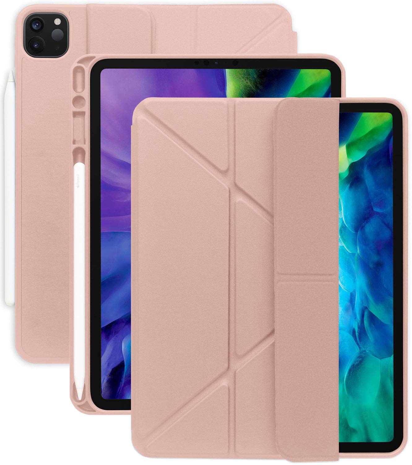 【Torrii】 iPad Pro 11 ケース 2020 Apple Pencil 収納 付 手帳型 カバー アップル ペンシル スタンド オートスリープ 機能付 ペンシル収納 付 薄型 手帳 タブ