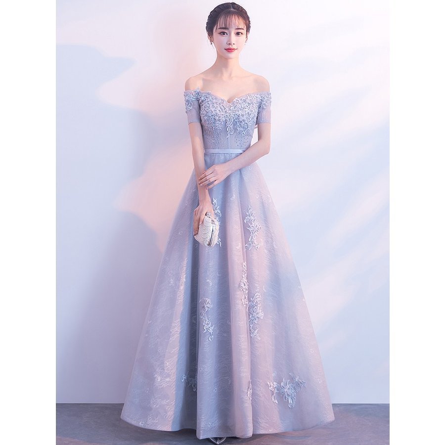 カラードレス イブニングドレス パーティードレス 結婚式 フォーマル 演奏会 安い ロングドレス ロング丈 2次会 発表会 卒業会 高級 上品 20代 30代 40代 9,956円