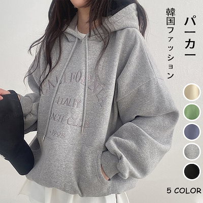 Qoo10] ハーフジップ 裏起毛 パーカー レディー