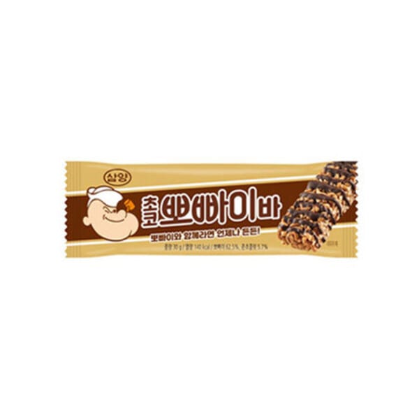 三養チョコポパイバー 30g 72個入り チョコバー スナックバー ラーメン地
