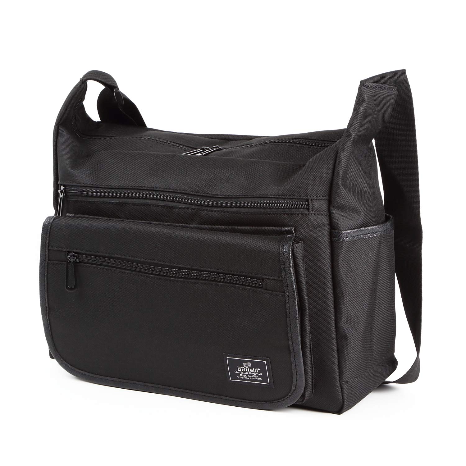 [ビービーフィールド] ショルダーバッグ メンズ 斜めがけ A4 ワイド 撥水 大容量 軽量 男女兼用 SM2101 (ブラック) 4,795円