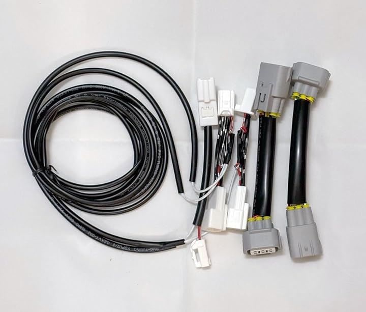 40系 ヴェルファイア専用 LED テールランプ ブレーキランプ ４灯化 全灯化 配線キット ハーネスキット カプラーオン カラー画像を使った取付説明書付